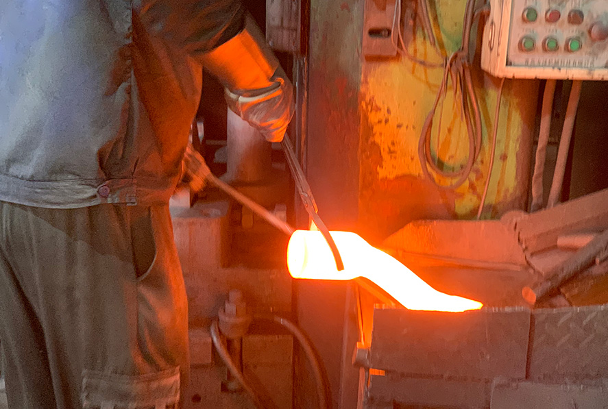 鍛造工程までの手順