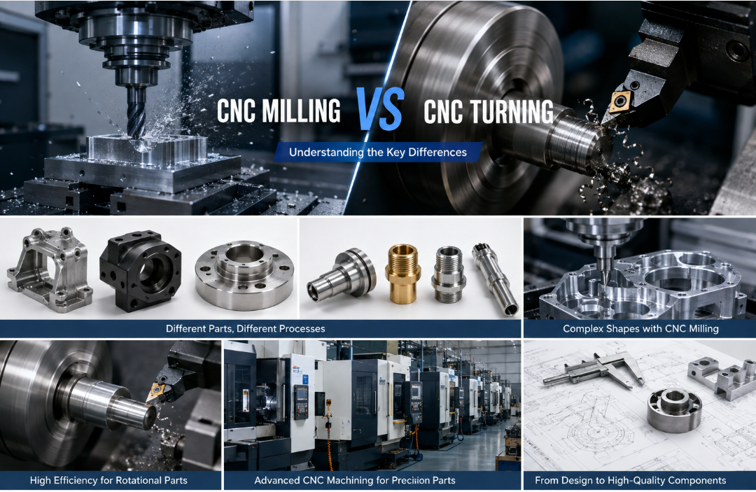 CNC フライス加工と CNC 旋削の違いは何ですか?
